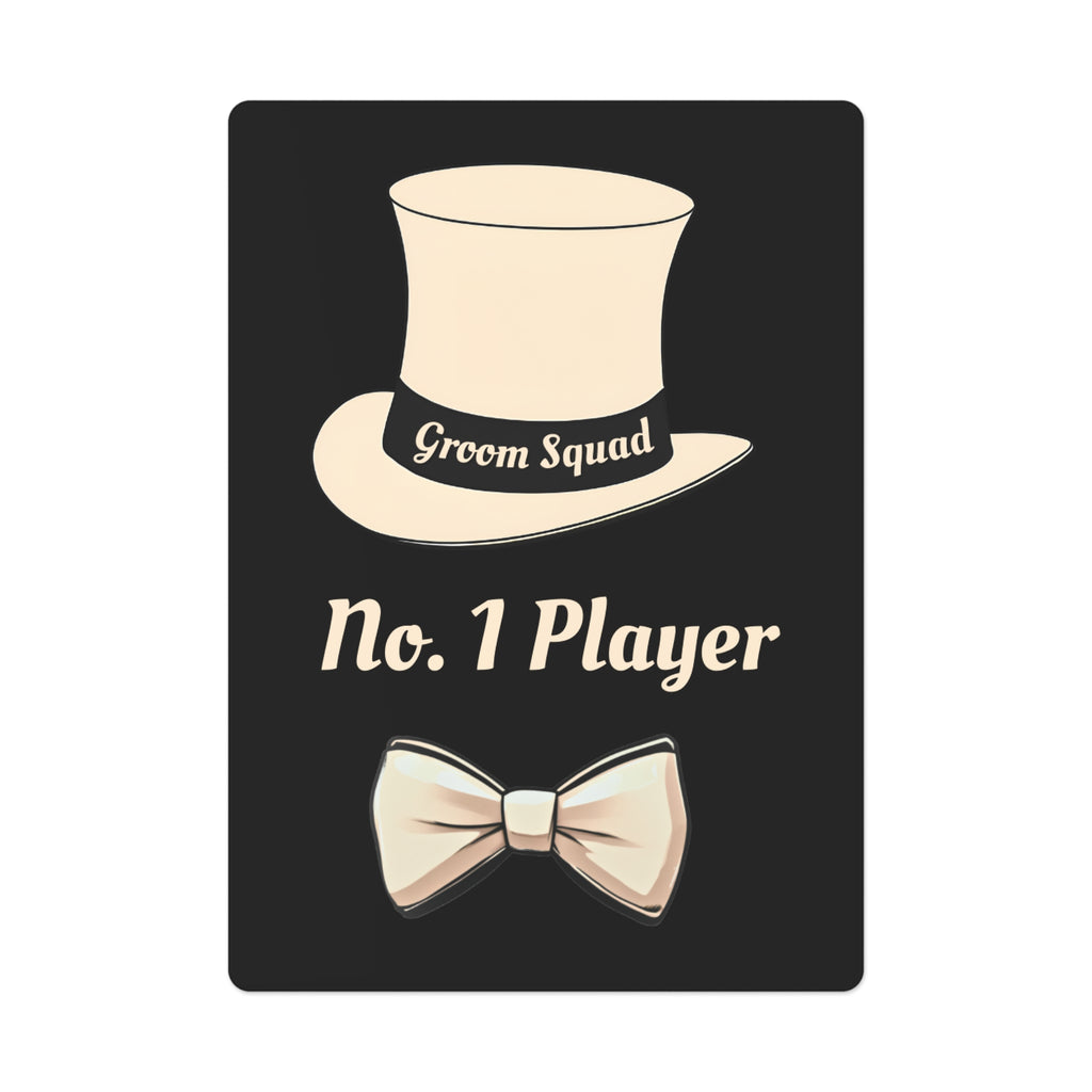 No. 1 Player Playing Cards — Bridal Party gift | Groom squad