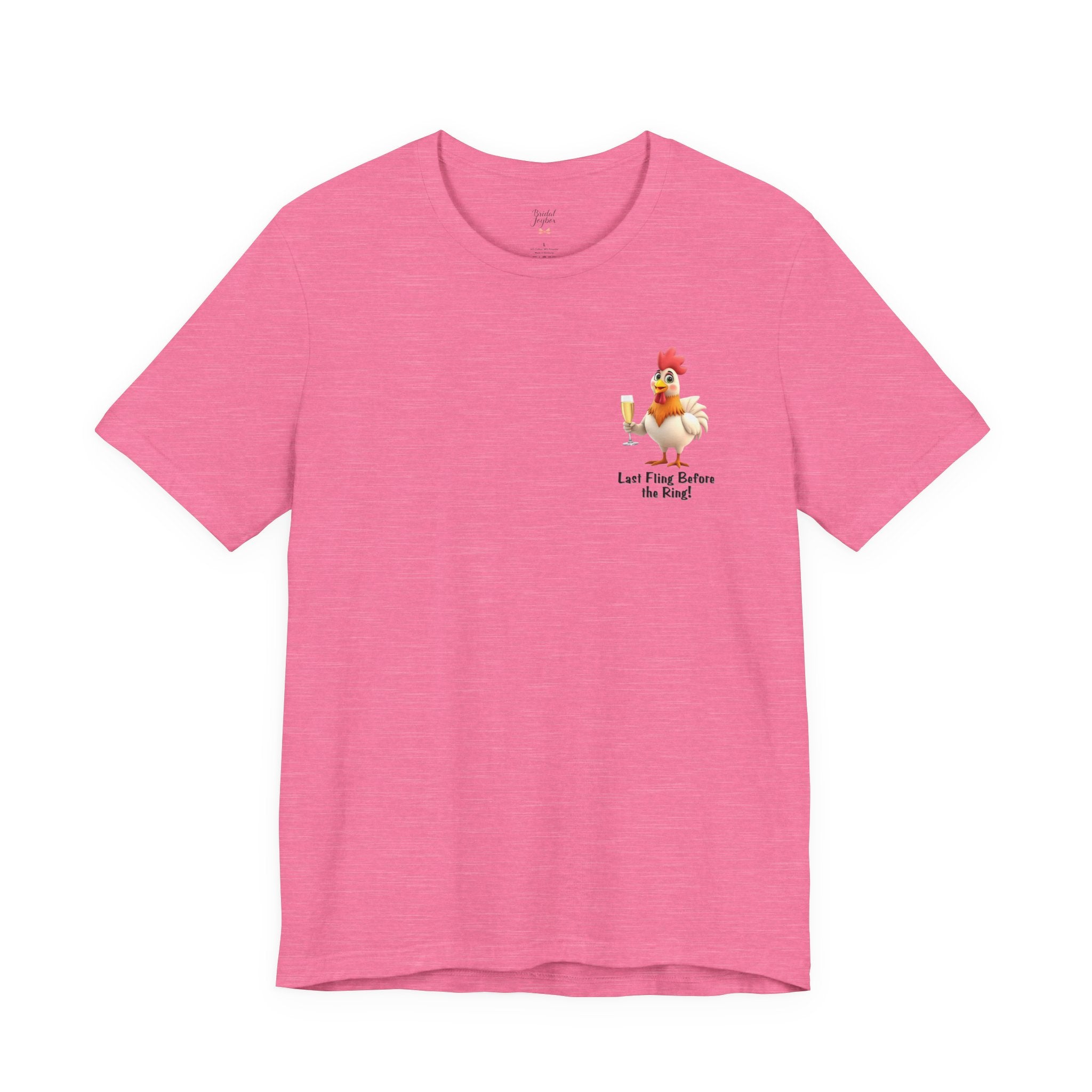 Last Fling Before the Ring Rooster T-Shirt | Bachelorette Party Tee