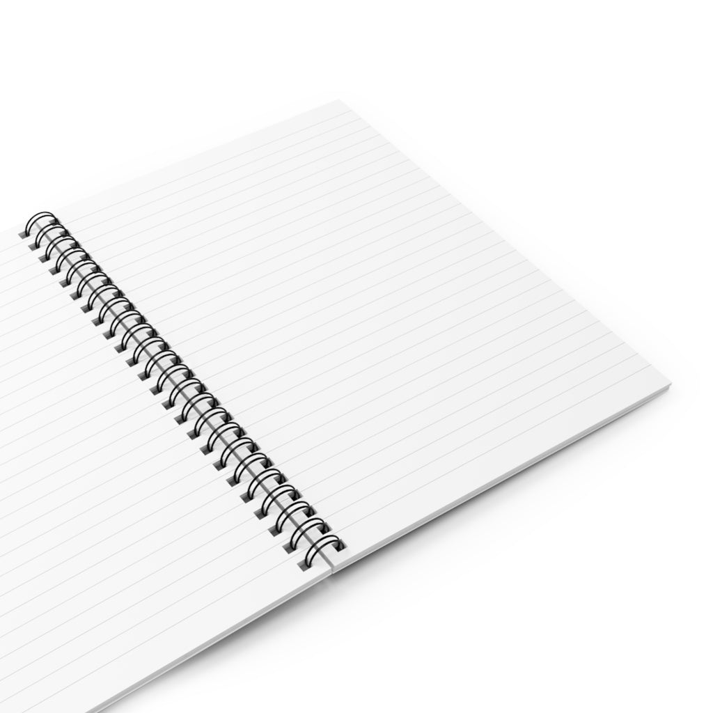Wedding List Spiral Notebook | Ruled Notebook, Pink Bows Pattern – Black