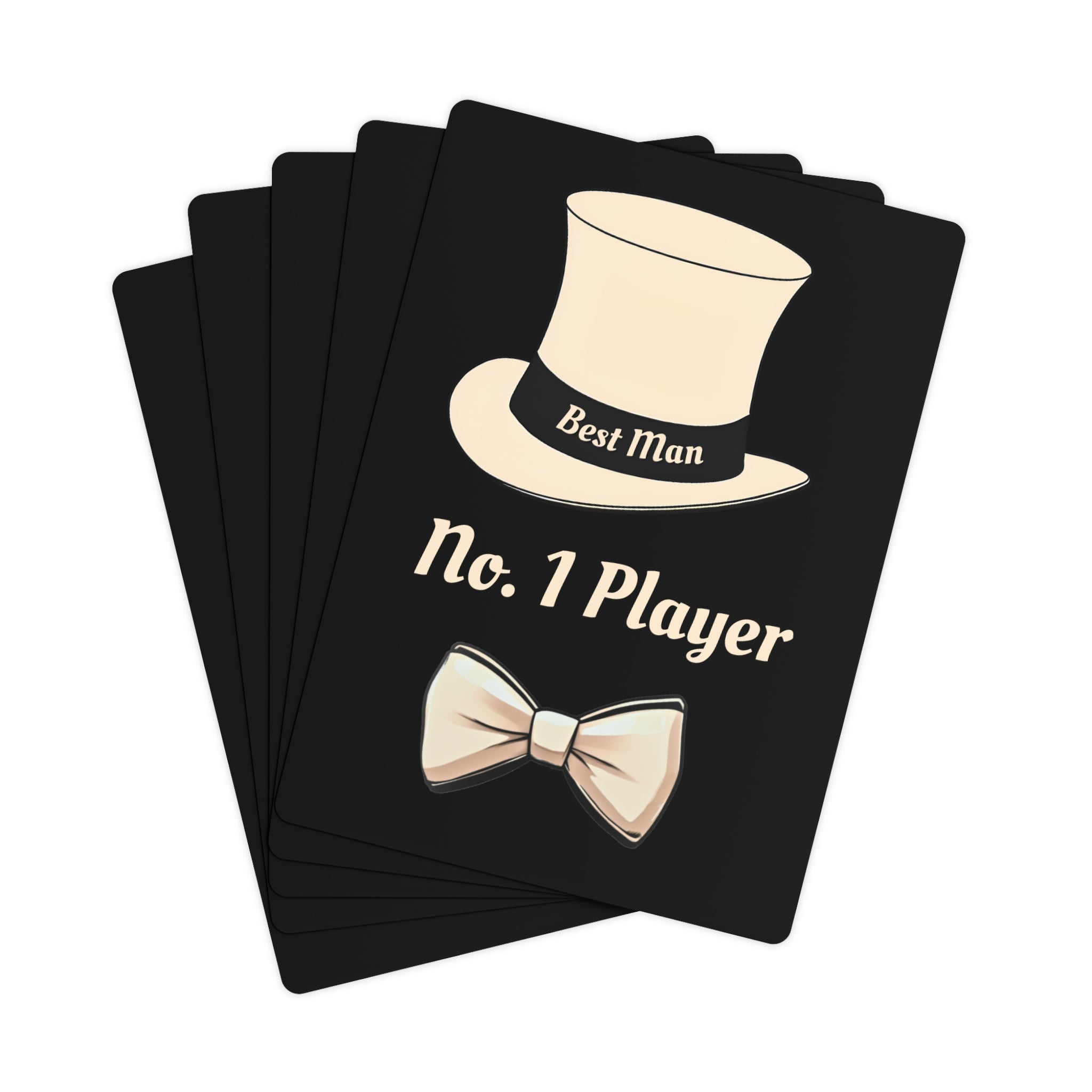 No. 1 Player Playing Cards — Bridal Party gift | Best man