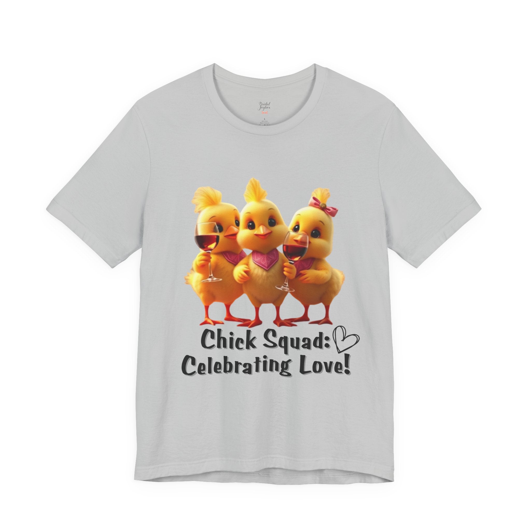 Chick Squad Celebrating Love T-Shirt | Bachelorette Party Hen Night Tee