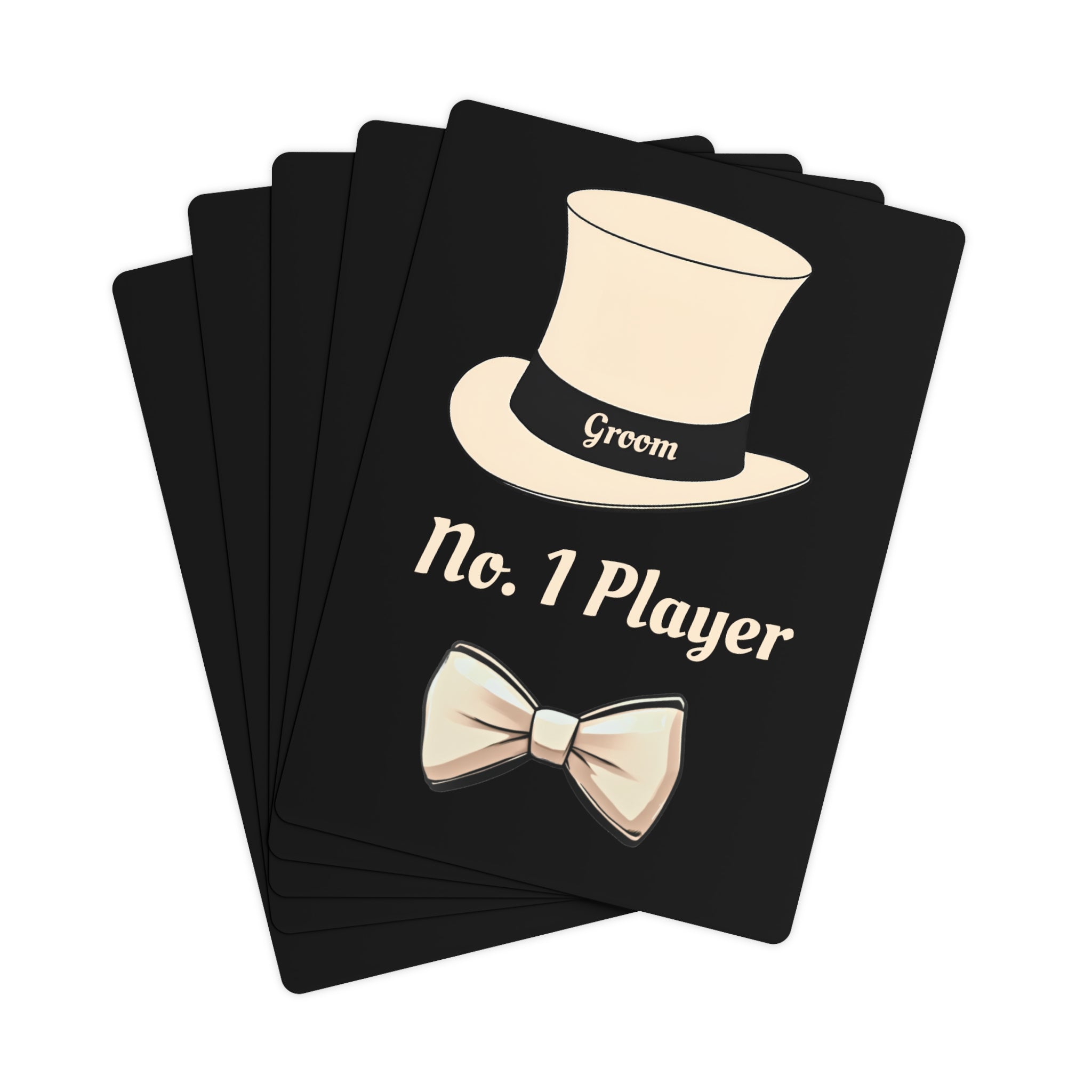 No. 1 Player Playing Cards — Bridal Party gift | Groom