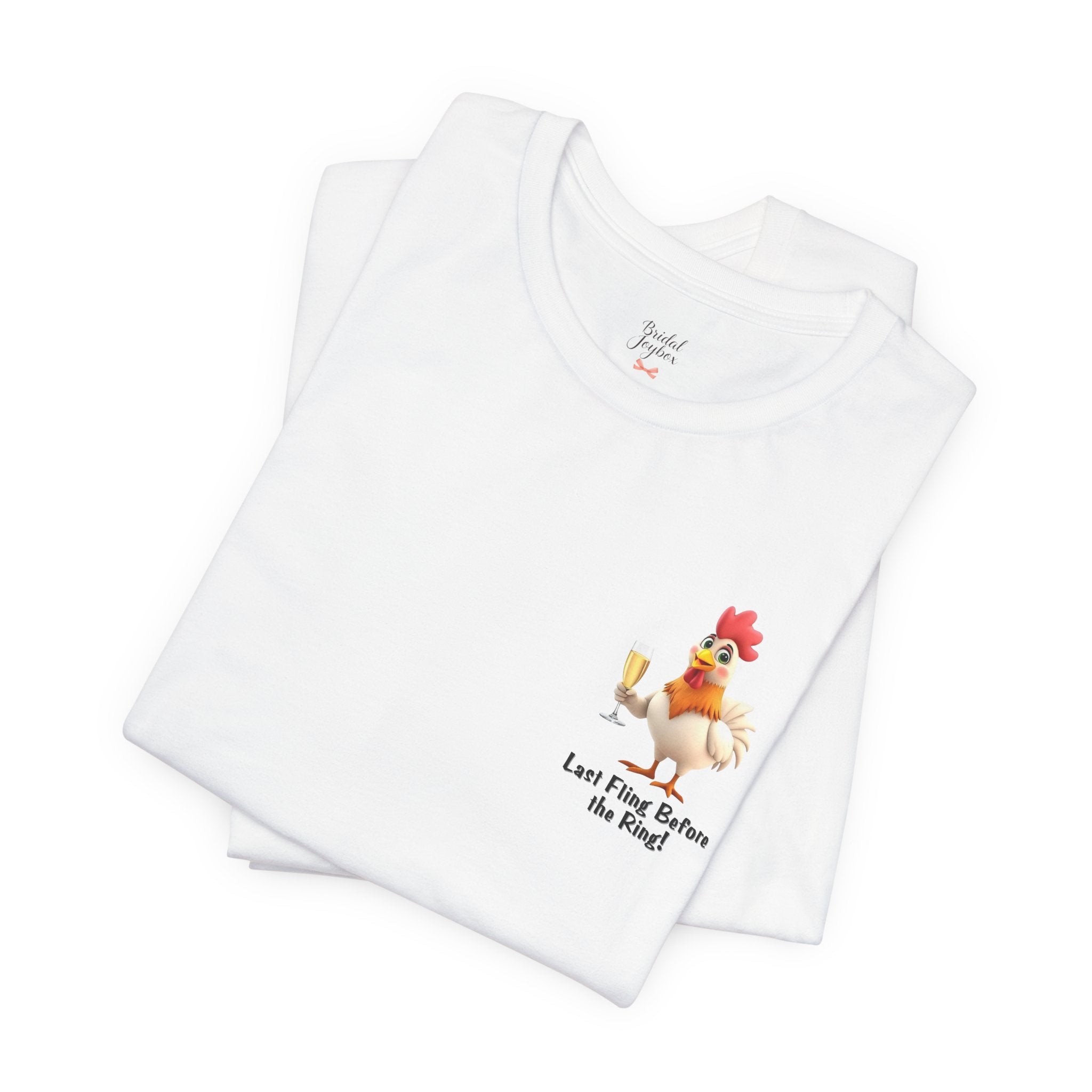 Last Fling Before the Ring Rooster T-Shirt | Bachelorette Party Tee