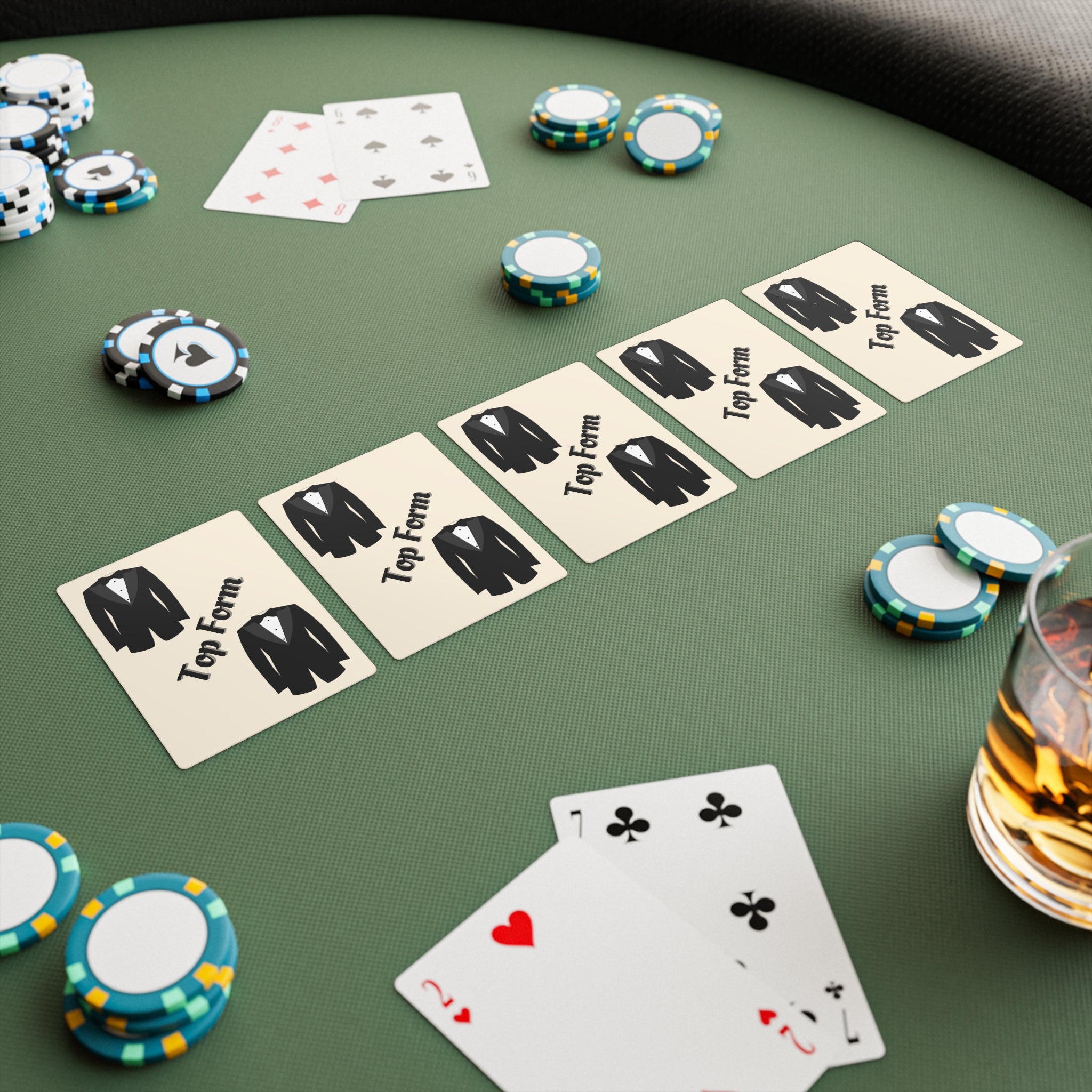 Playing Cards - Bridal party gift | Tuxedo Top form