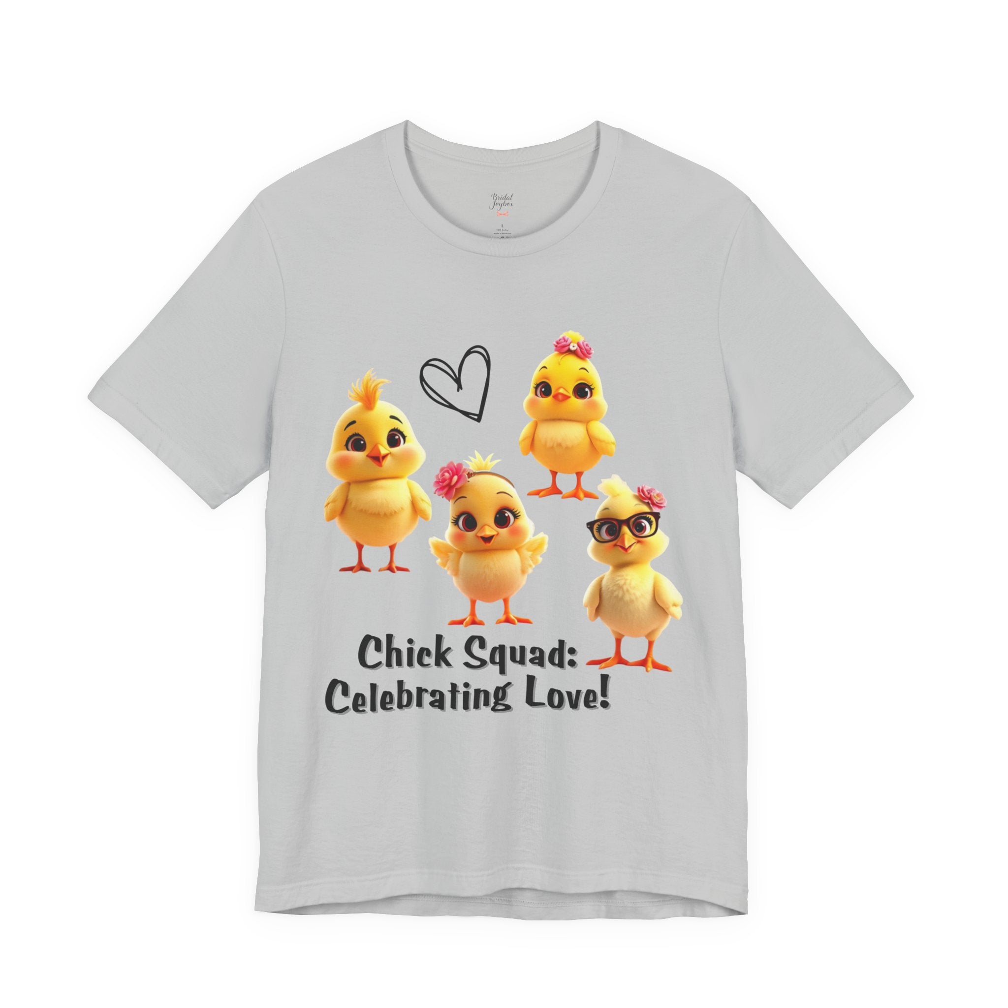 Chick Squad Celebrating Love T-Shirt | Bachelorette Party Hen Night Tee