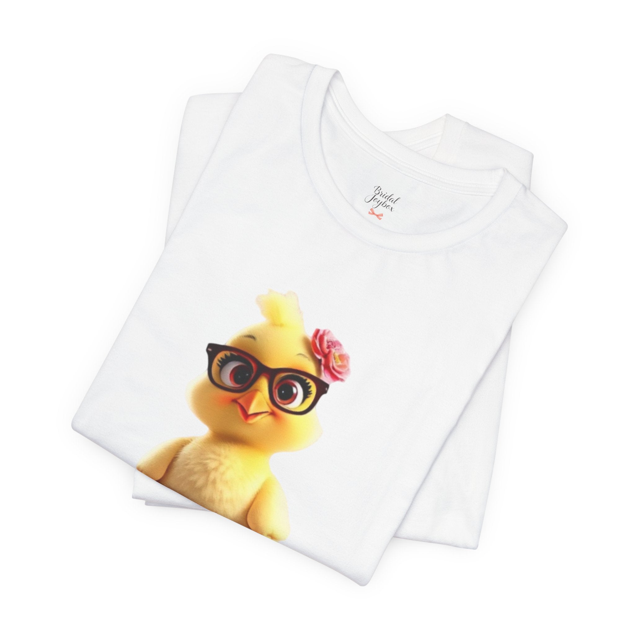 Cute Sunglasses Chick Feathered Friends for Life T-Shirt | Bachelorette Party Hen Night Tee