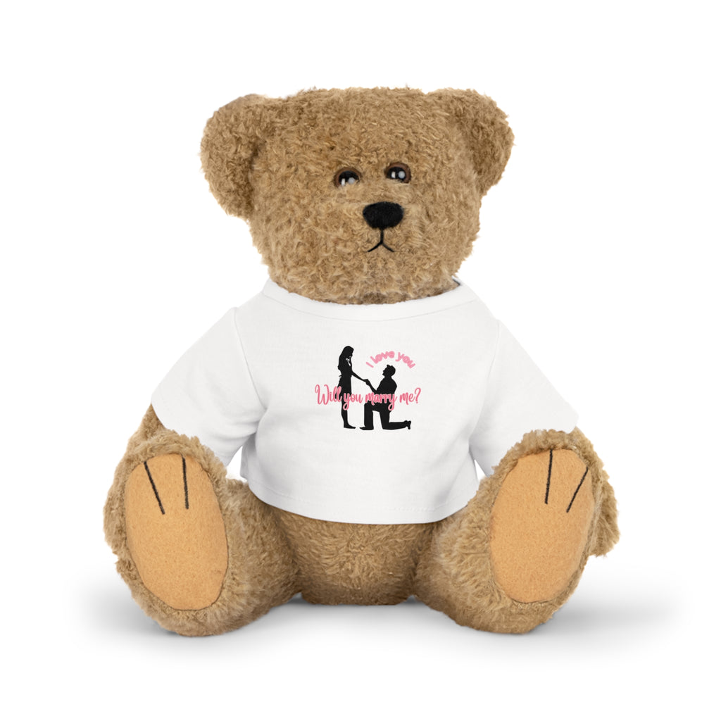I love you. Will You Marry Me? Proposal Bear Plush Toy