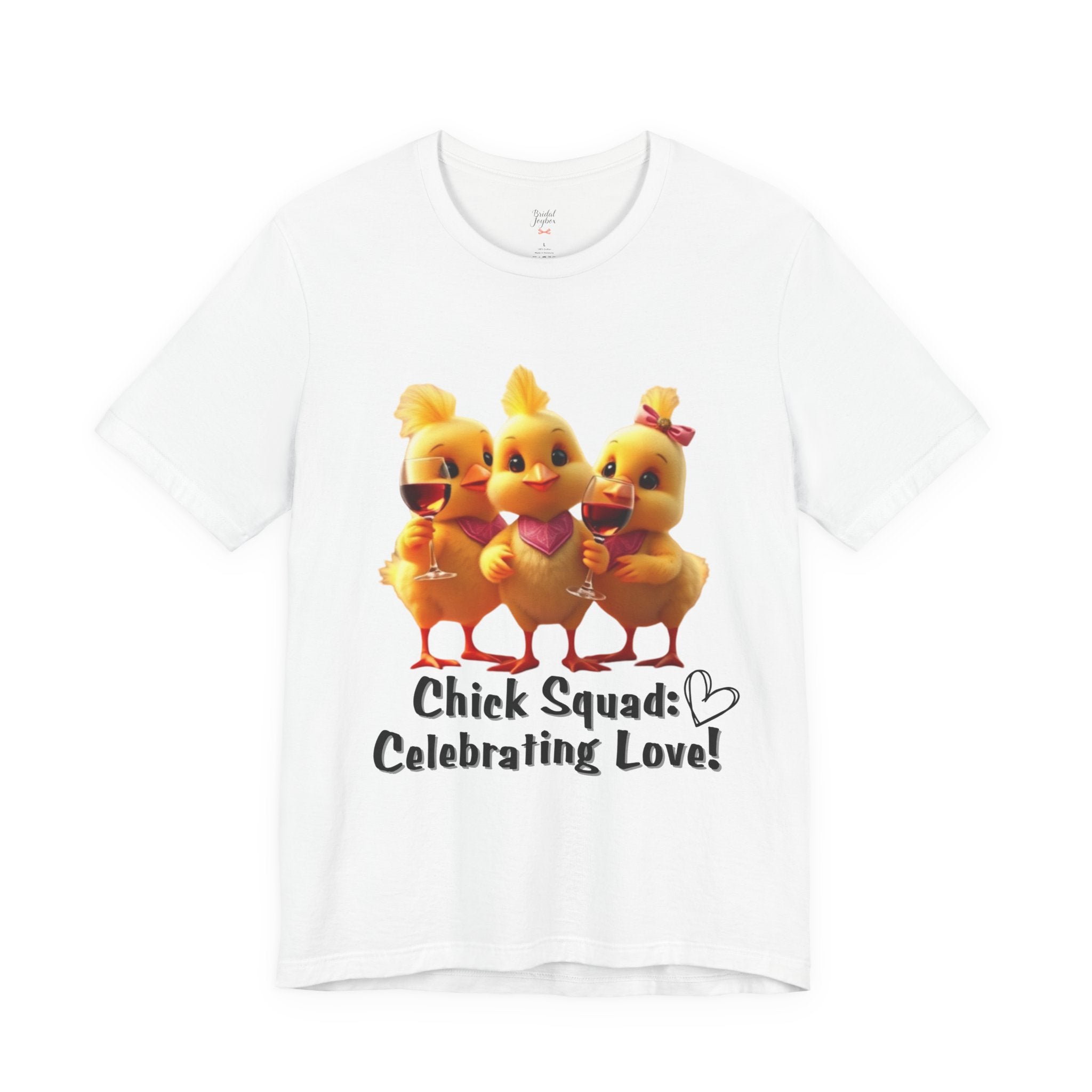 Chick Squad Celebrating Love T-Shirt | Bachelorette Party Hen Night Tee