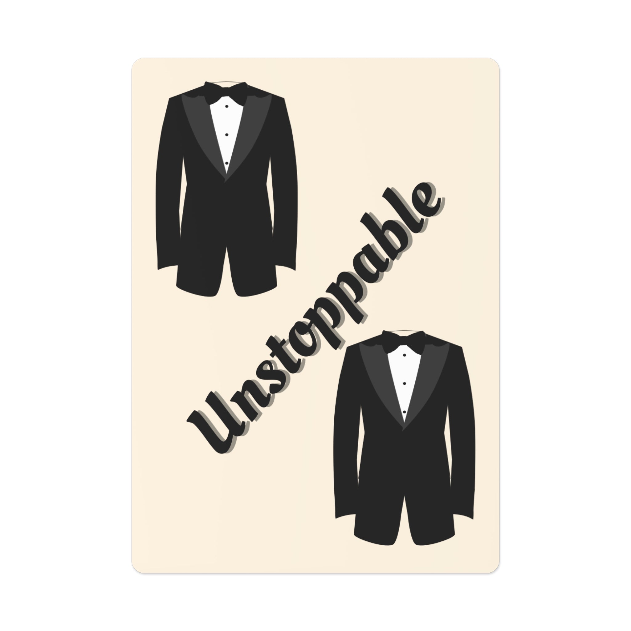 Playing Cards - Bridal party gift | Tuxedo Unstoppable