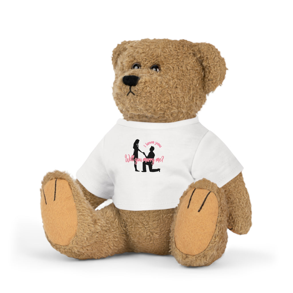 I love you. Will You Marry Me? Proposal Bear Plush Toy