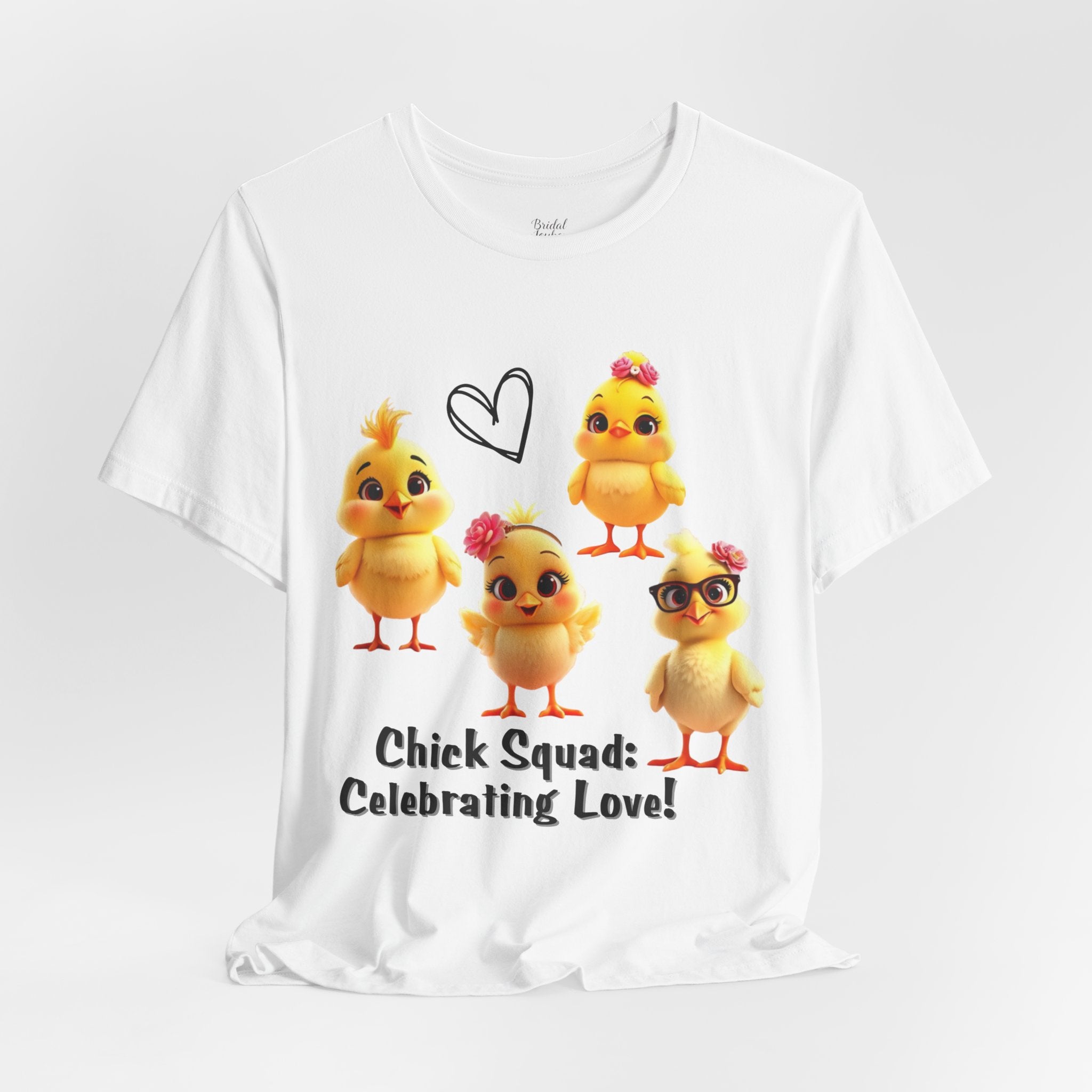 Chick Squad Celebrating Love T-Shirt | Bachelorette Party Hen Night Tee