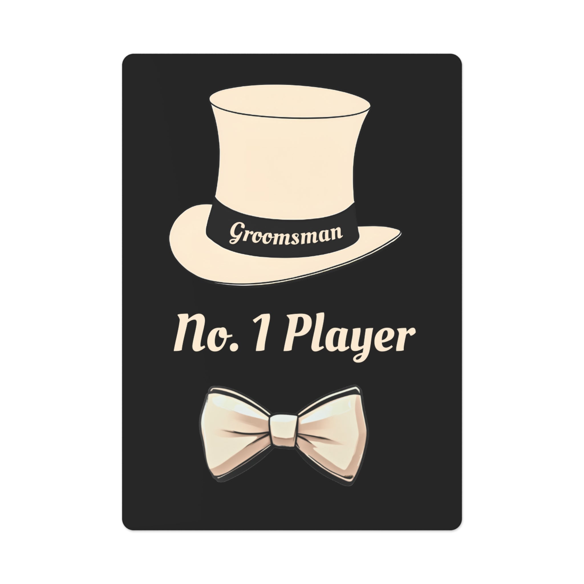 No. 1 Player Playing Cards — Bridal Party gift | Groomsman