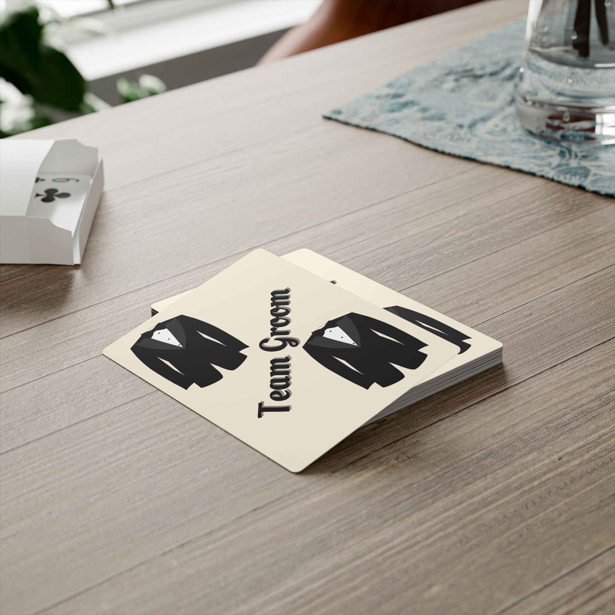Playing Cards - Bridal party gift | Tuxedo Team Groom