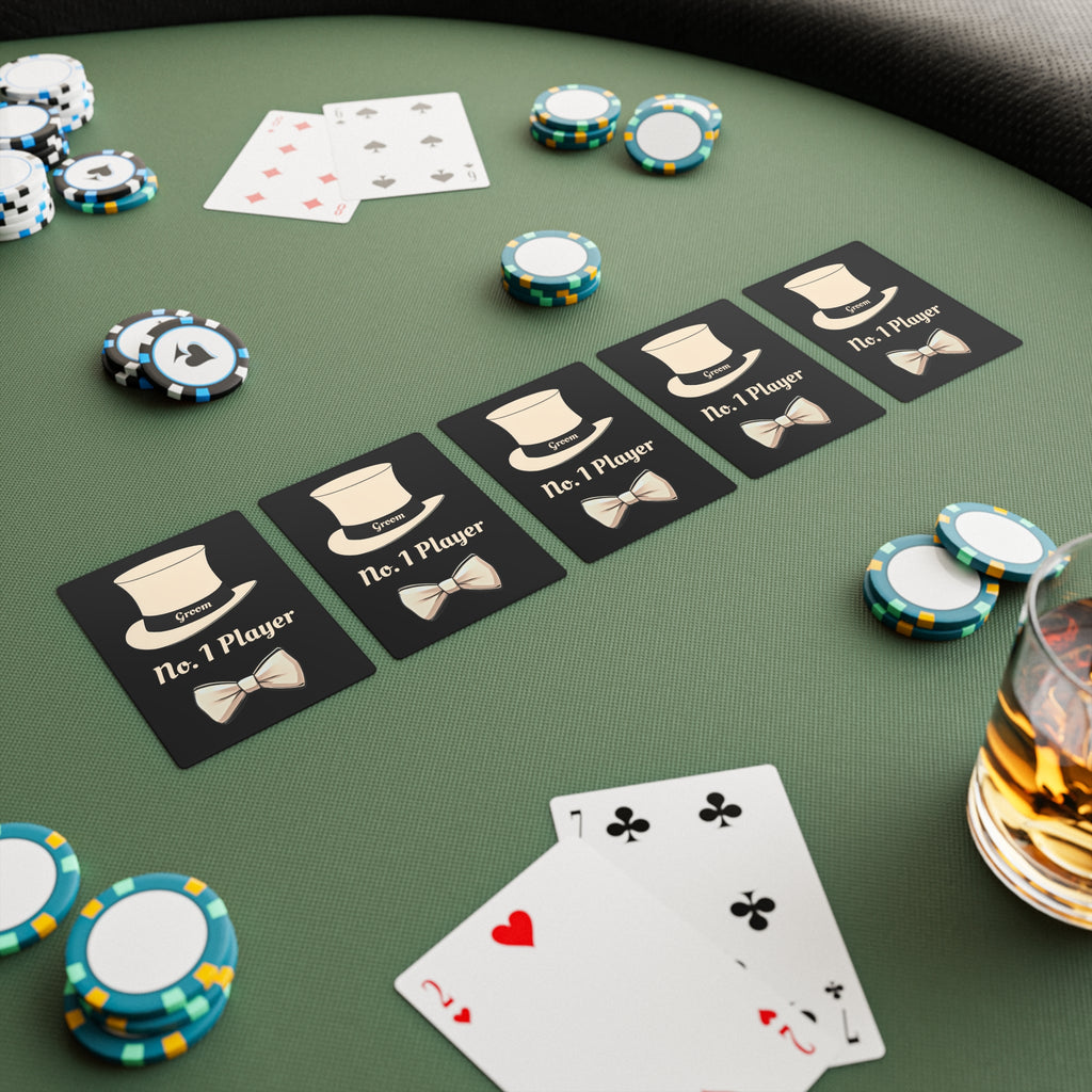 No. 1 Player Playing Cards — Bridal Party gift | Groom