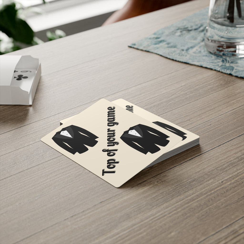 Playing Cards - Bridal party gift | Tuxedo Top of your game