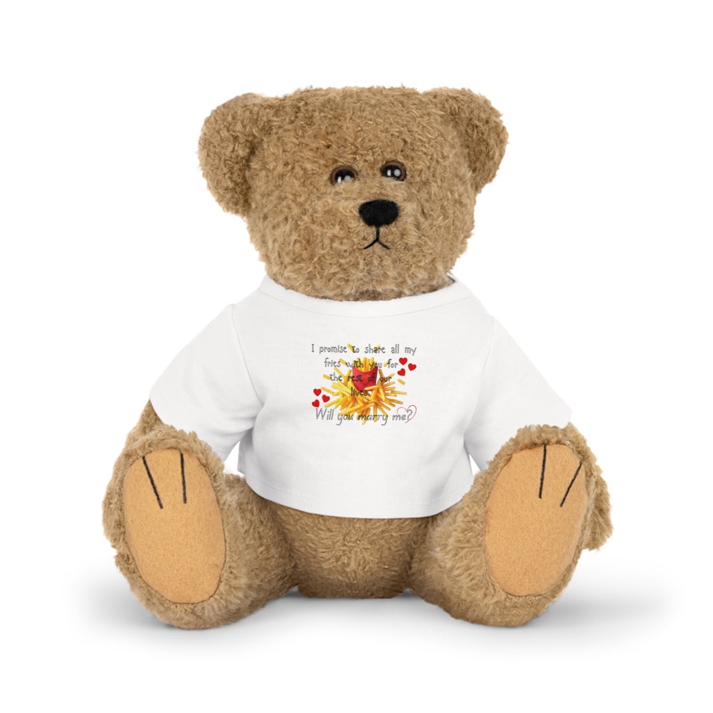 Will You Marry Me? - Fries | Proposal Bear Plush Toy