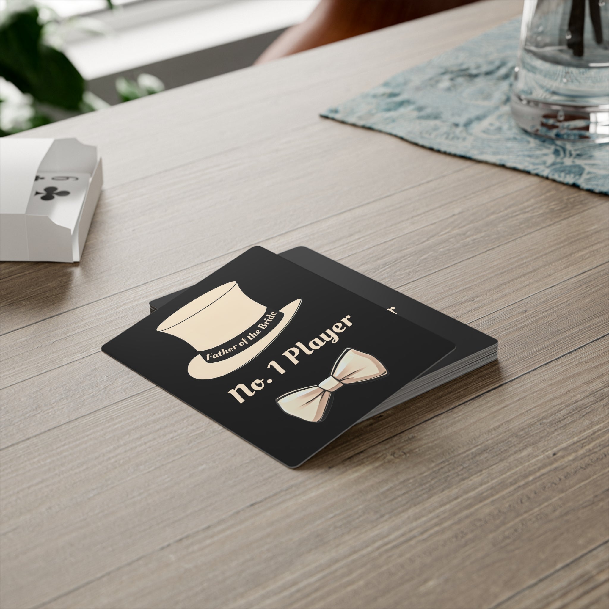 No. 1 Player Playing Cards — Bridal Party gift | Father of the bride