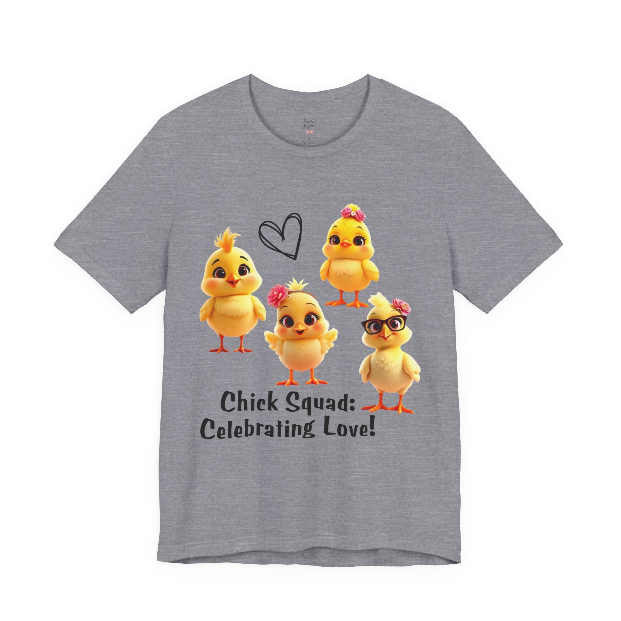 Chick Squad Celebrating Love T-Shirt | Bachelorette Party Hen Night Tee