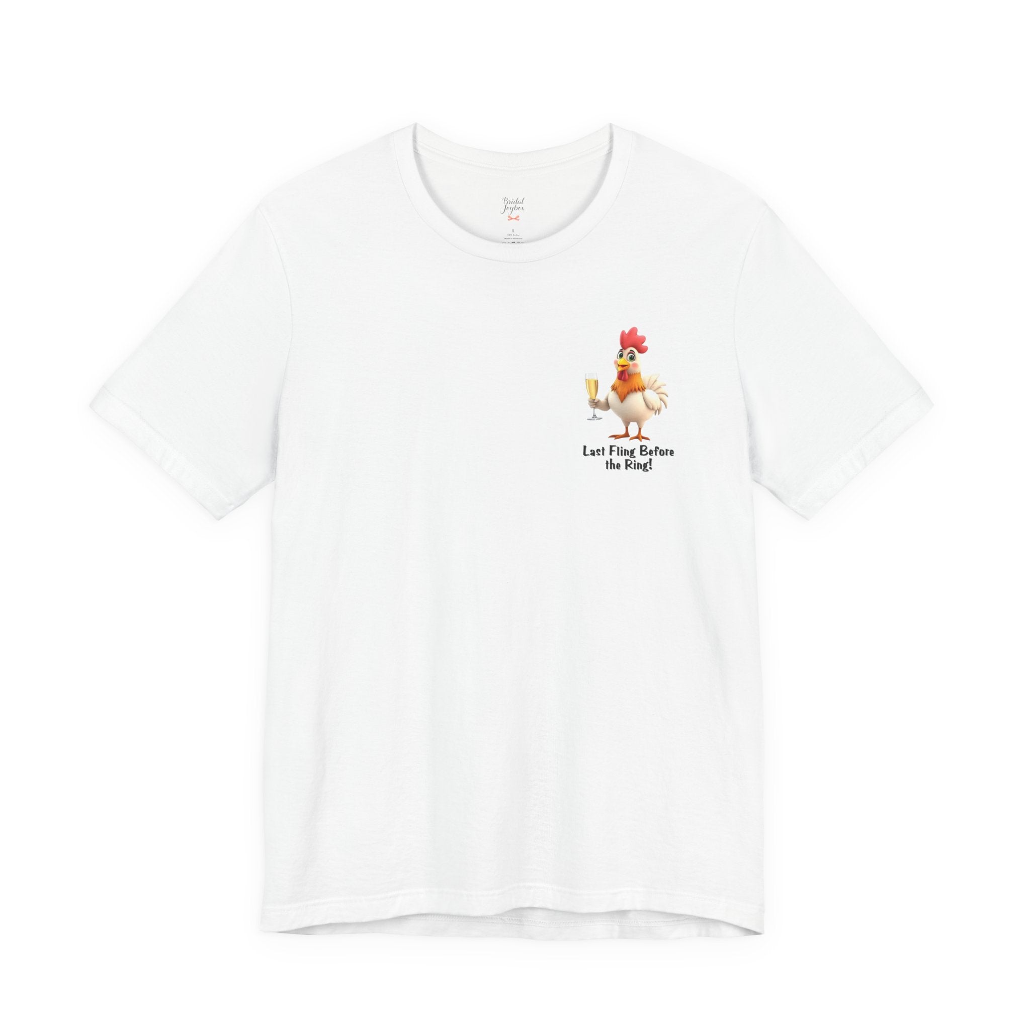 Last Fling Before the Ring Rooster T-Shirt | Bachelorette Party Tee