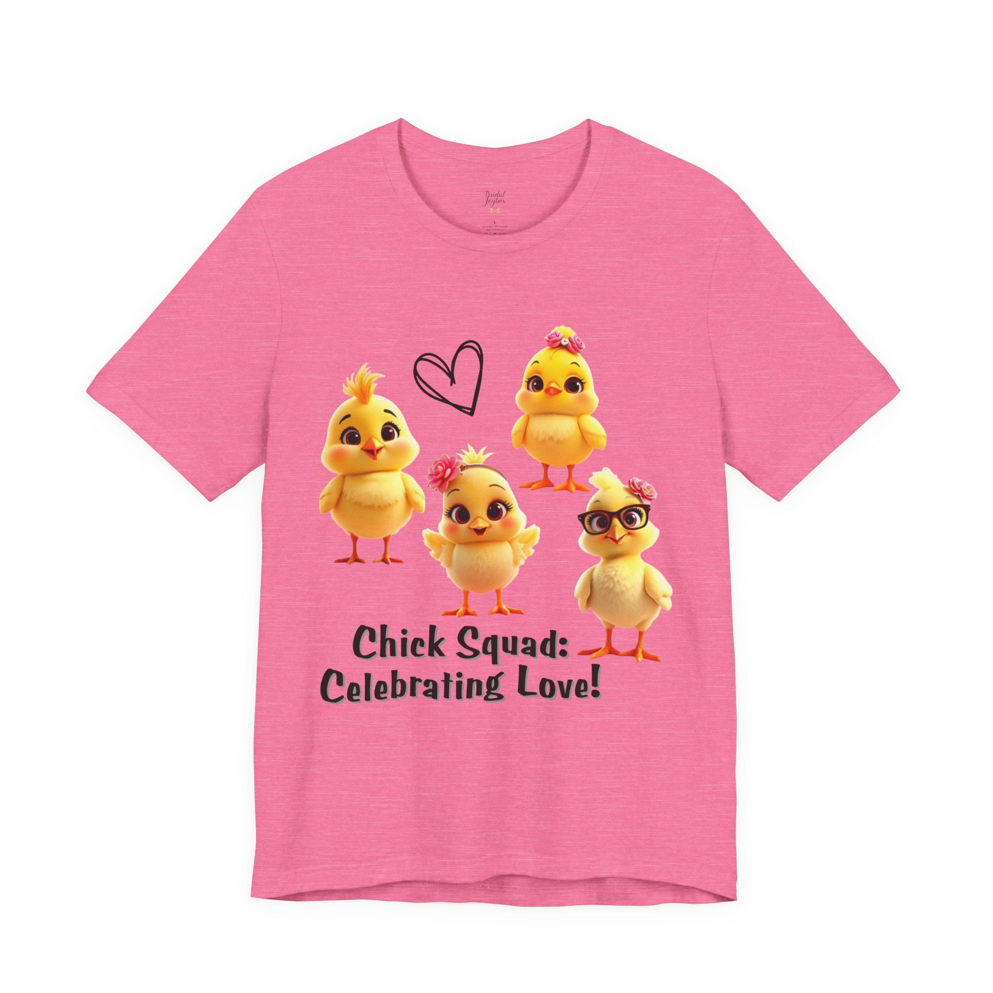 Chick Squad Celebrating Love T-Shirt | Bachelorette Party Hen Night Tee