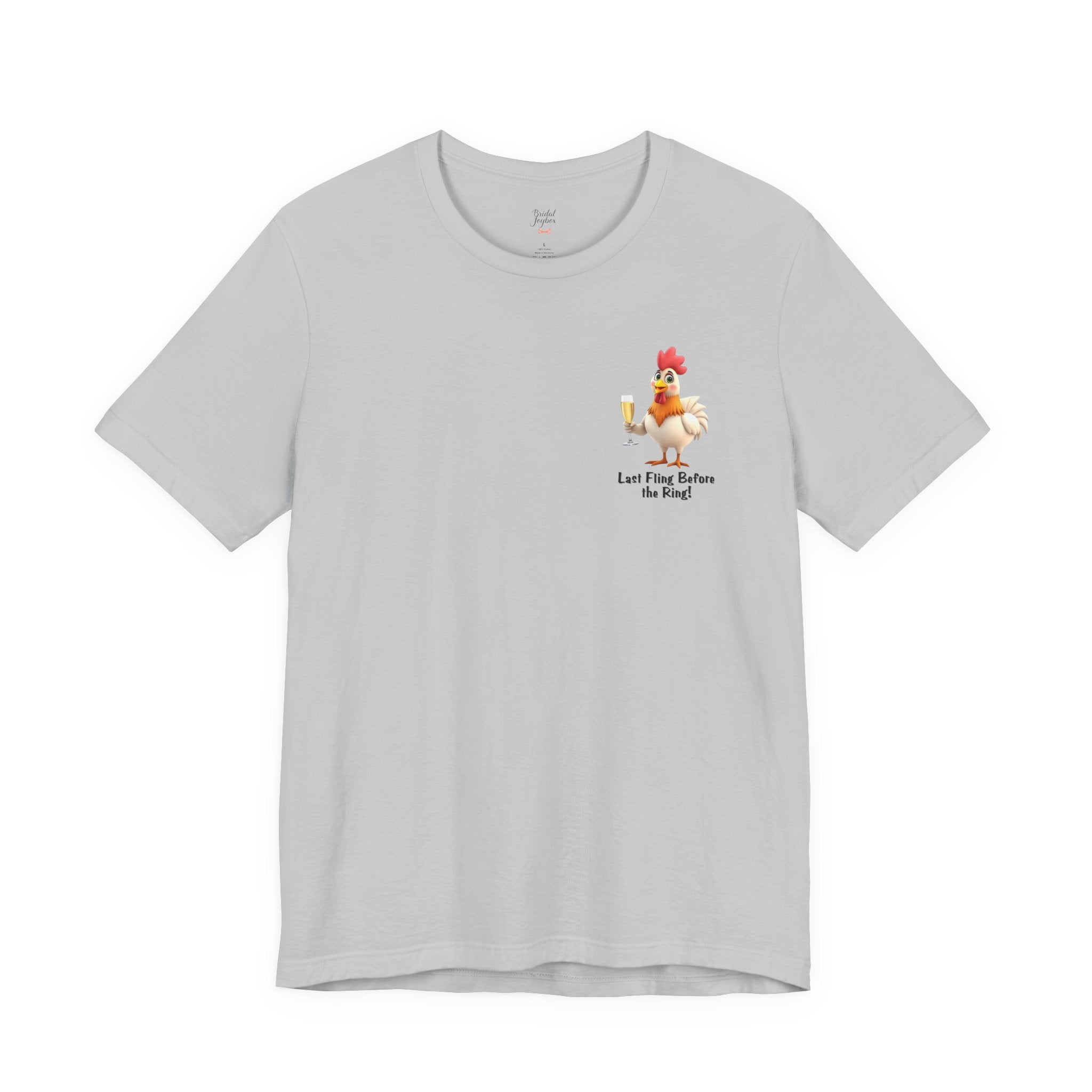 Last Fling Before the Ring Rooster T-Shirt | Bachelorette Party Tee
