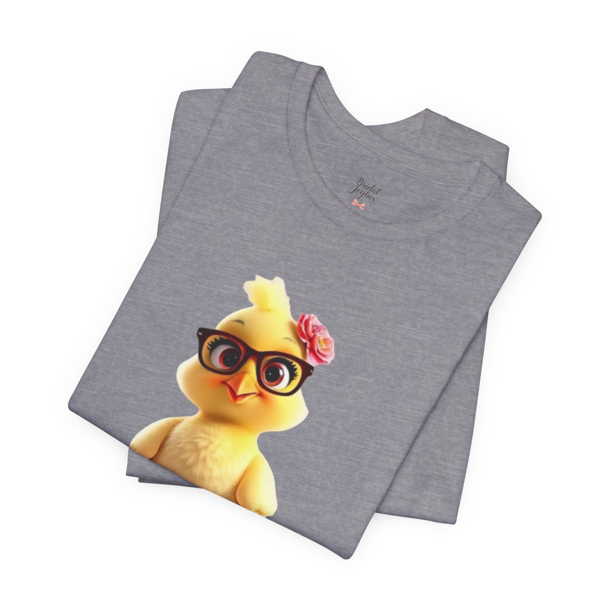 Cute Sunglasses Chick Feathered Friends for Life T-Shirt | Bachelorette Party Hen Night Tee