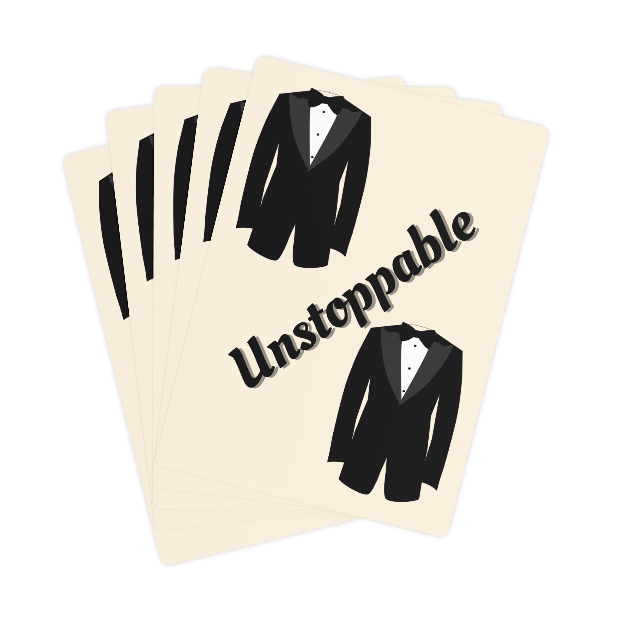 Playing Cards - Bridal party gift | Tuxedo Unstoppable