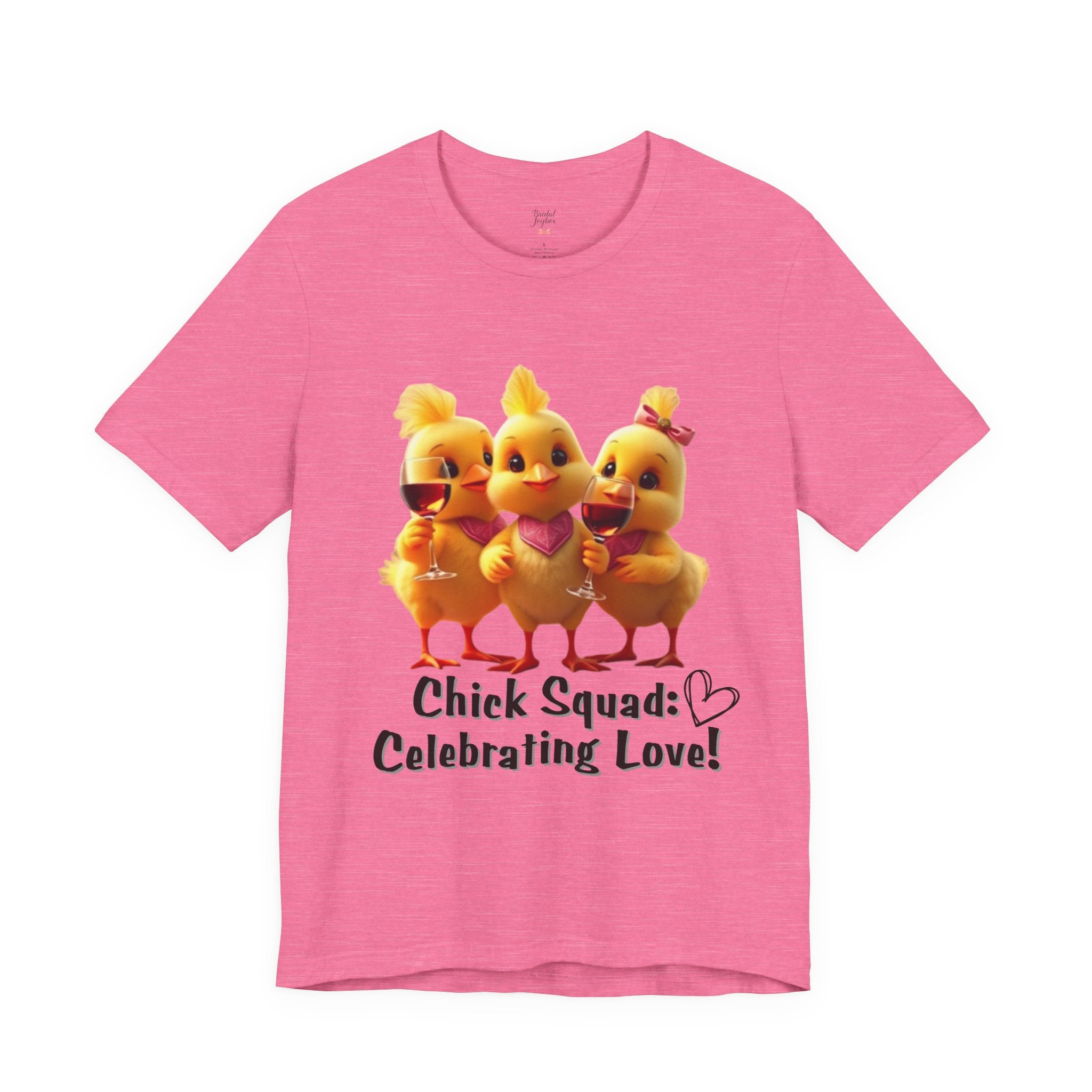 Chick Squad Celebrating Love T-Shirt | Bachelorette Party Hen Night Tee