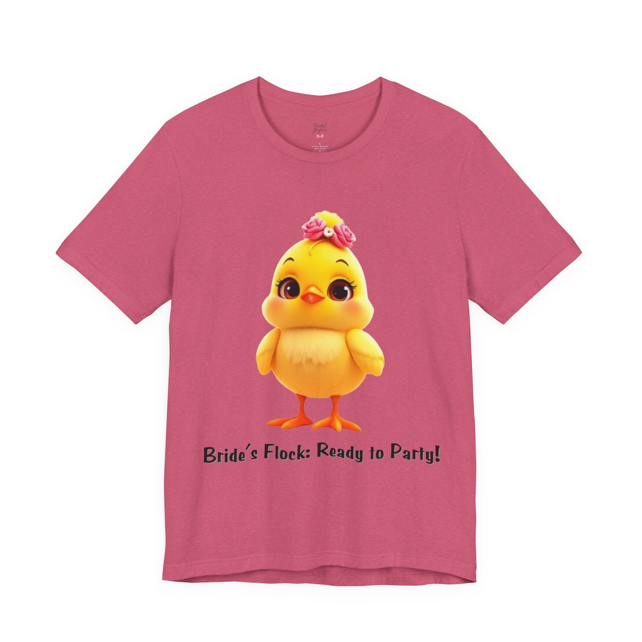 Bride’s Flock Ready to Party chick T-Shirt | Bachelorette Party Hen Night Tee